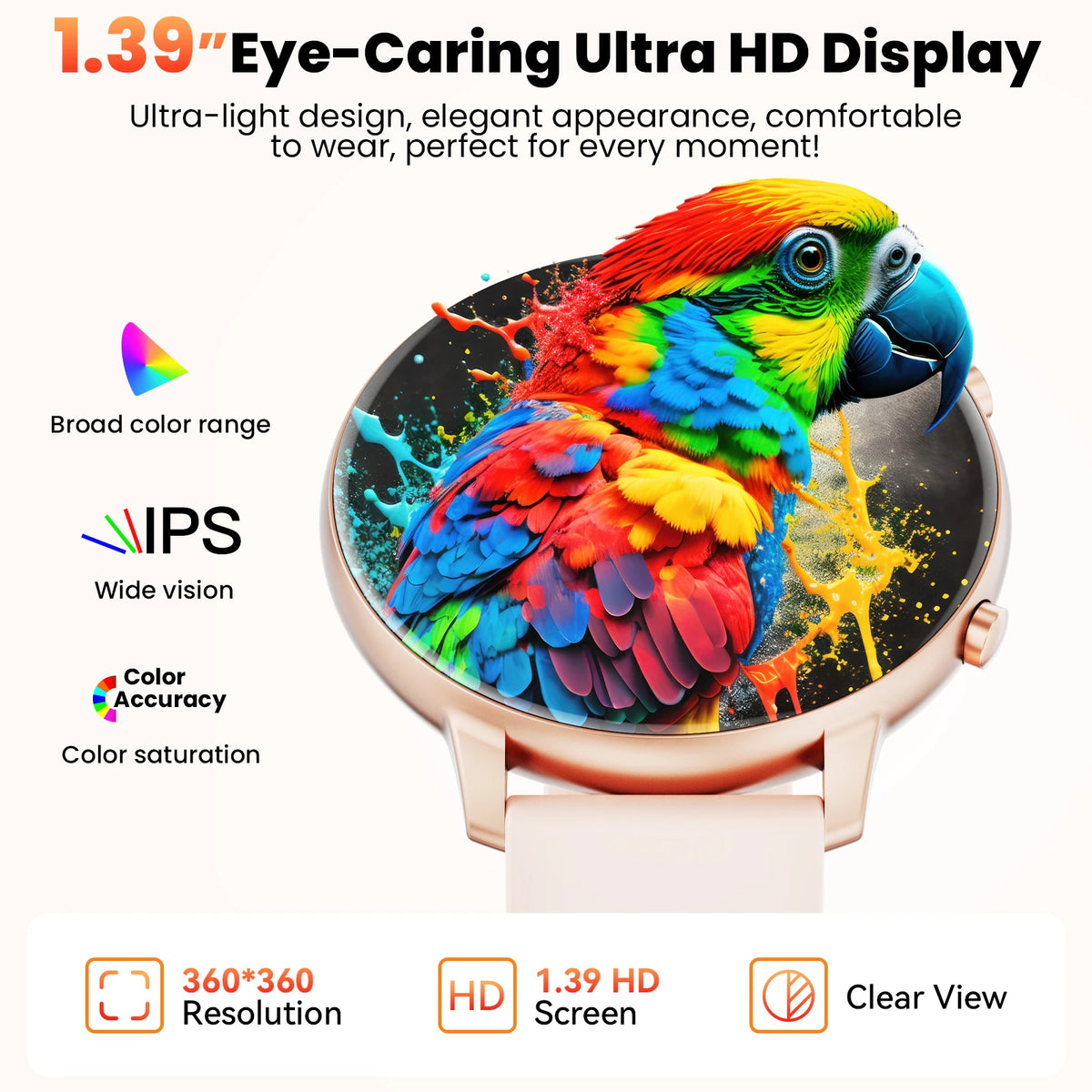 Advanced Bluetooth Smart Watch With Fitness And Health Tracking