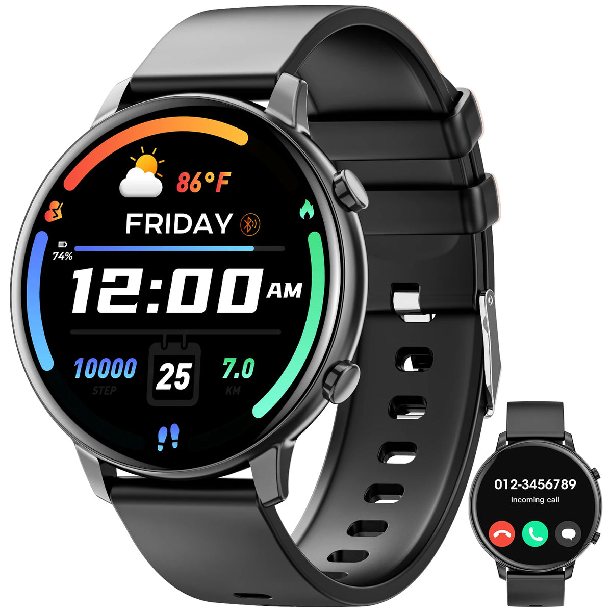 Advanced Bluetooth Smart Watch With Fitness And Health Tracking