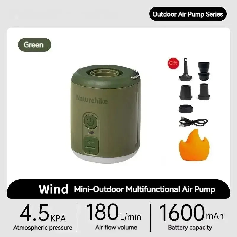 Naturehike Portable Electric Air Pump For Inflatable Camping Gear