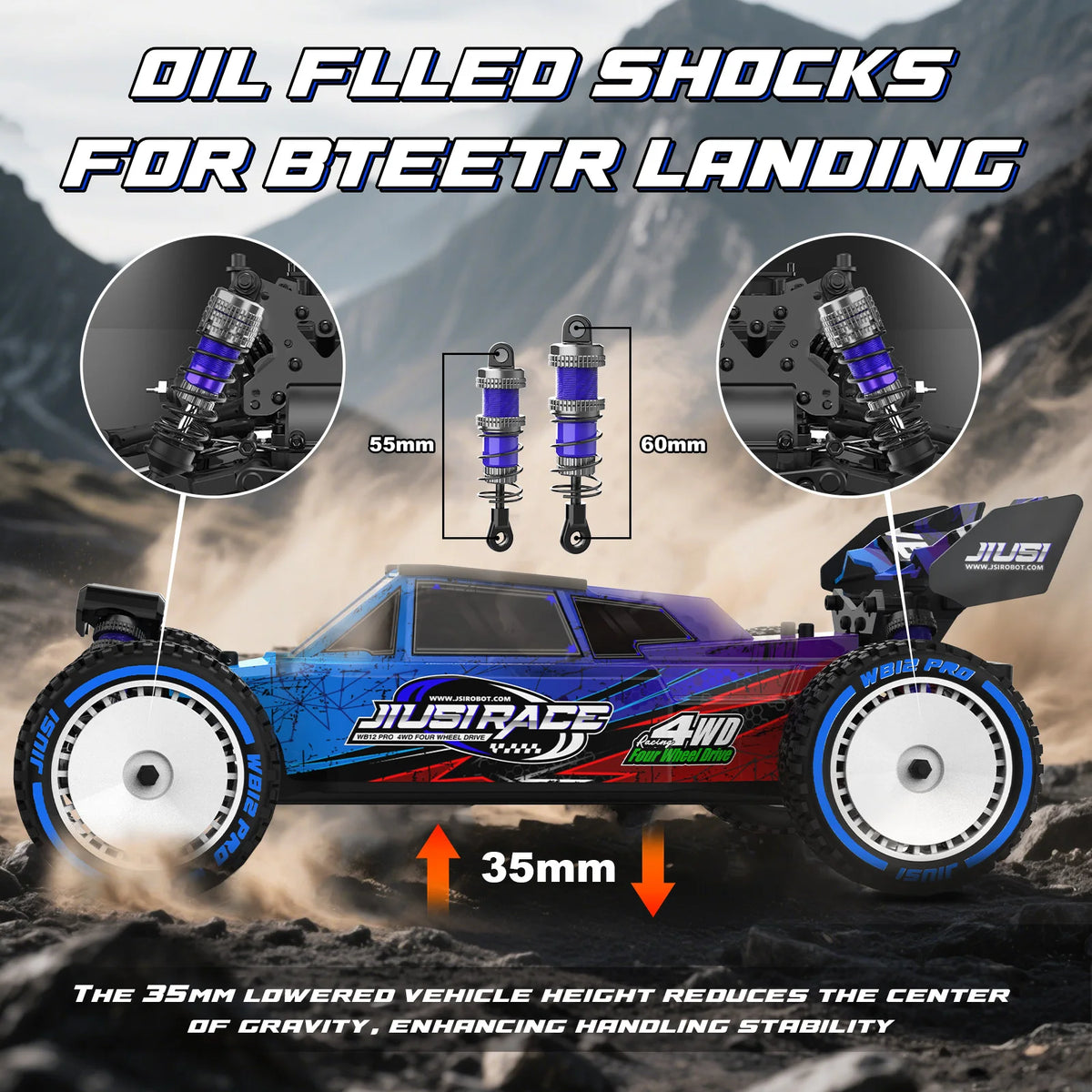 Jiusi Wb12 Pro Brushless High Speed Off Road Rc Car