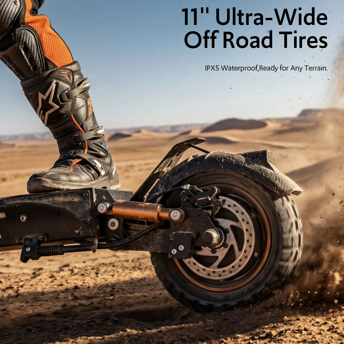 Osboo 1200W Off Road Electric Scooter With Dual Suspension