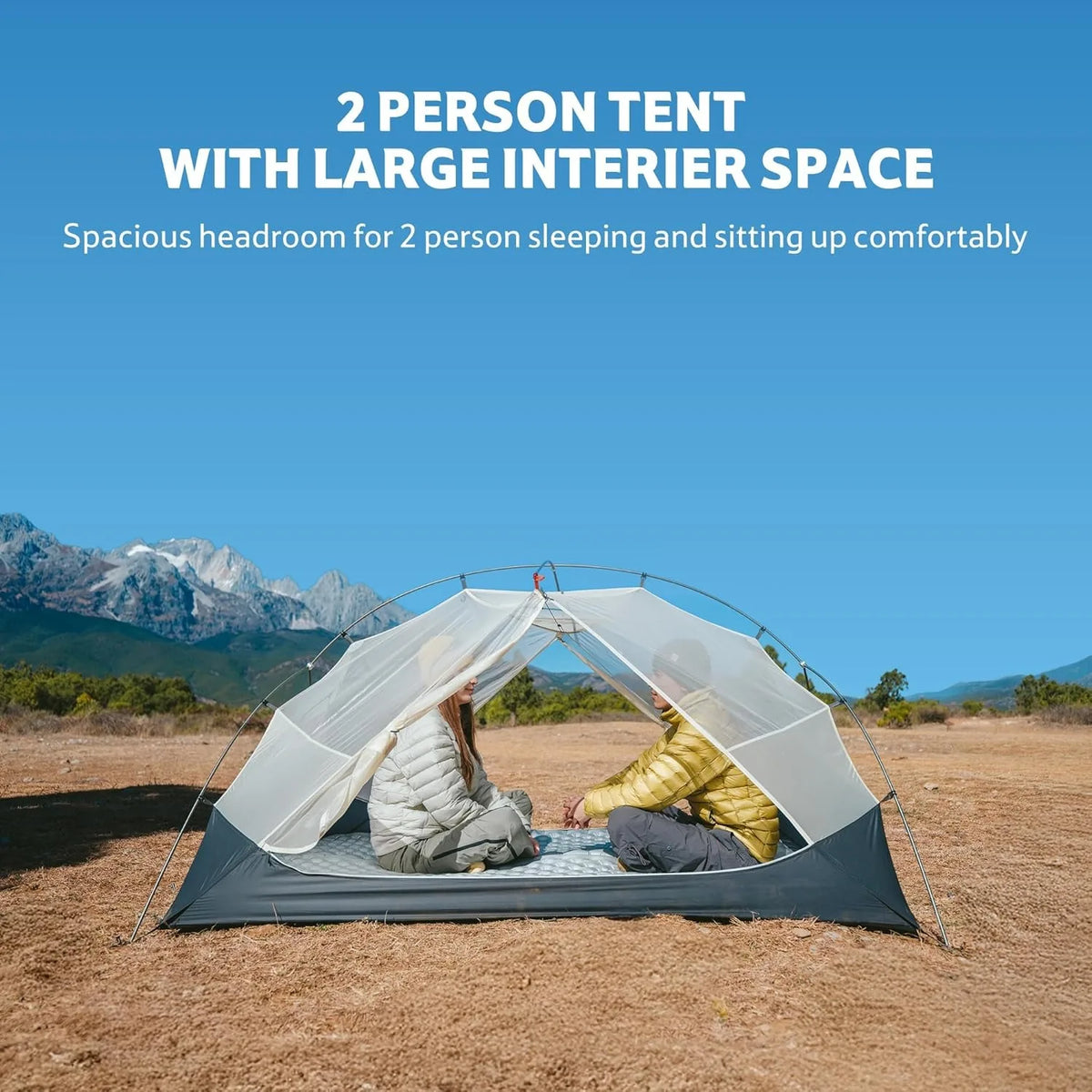 Naturehike Mongar UL Ultralight Backpacking Tent Waterproof 15D Nylon