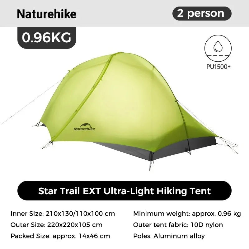 Naturehike Ultralight Double Layer Rainproof Hiking Tent