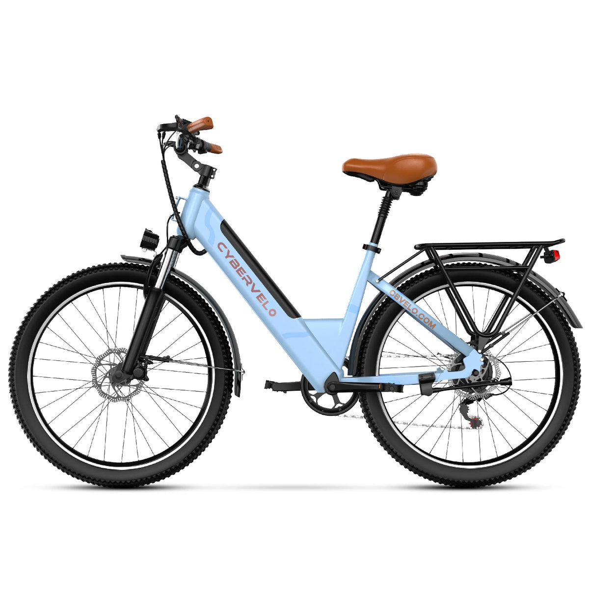 Cybervelo Urban Commute 1000W Peak Motor Electric Bike Detachable Battery