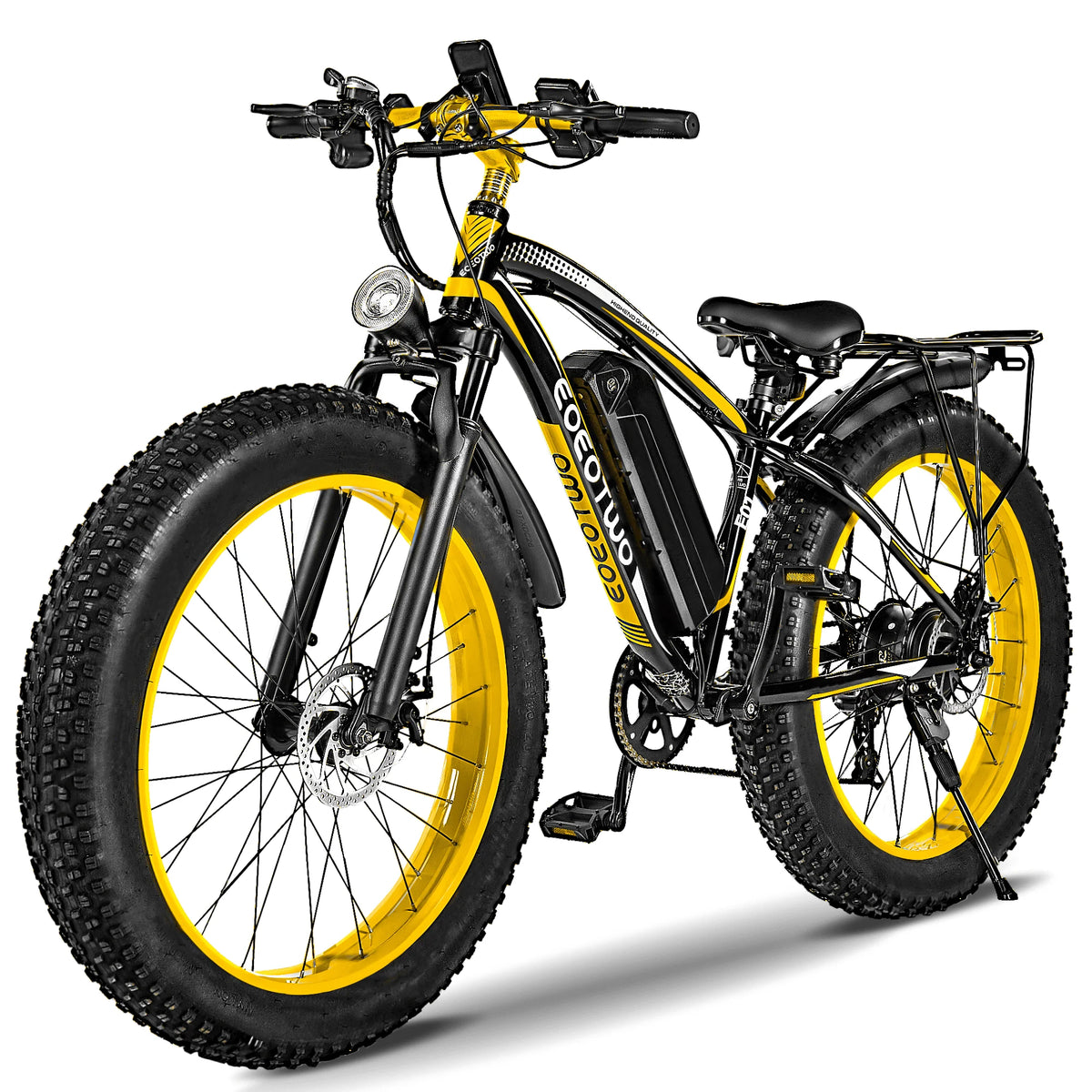 EOEOTWO Adult Electric Bike 48V Removable Battery Aluminum Frame