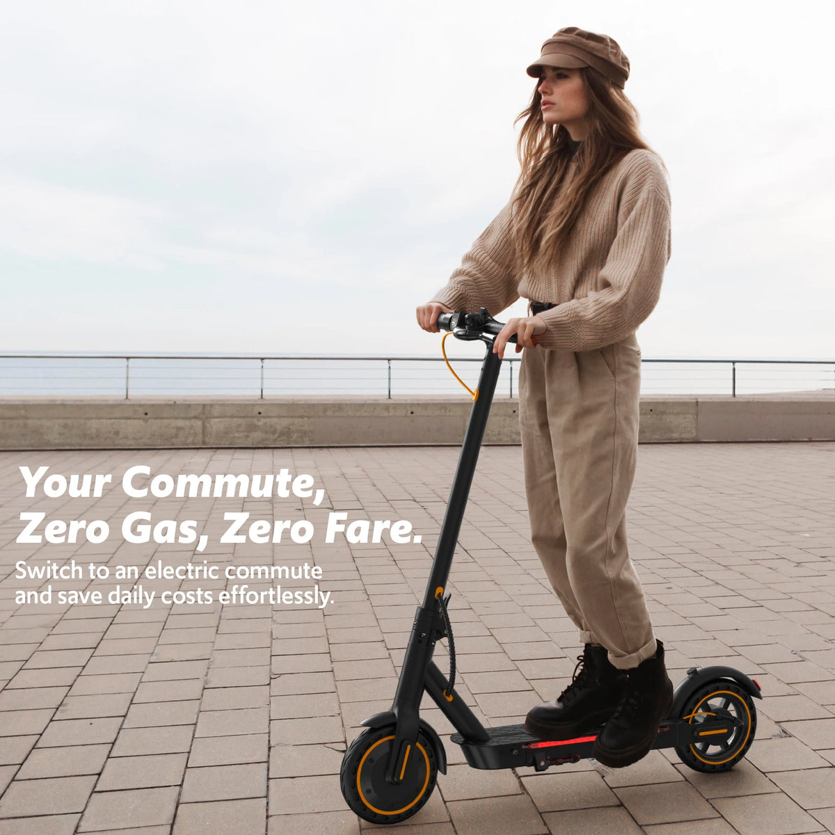Osboo Adult Electric Scooter 550W Peak Motor Foldable