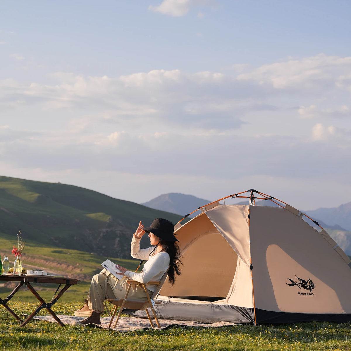 Instant Pop Up Camping Tent For Outdoor Adventures And Travel