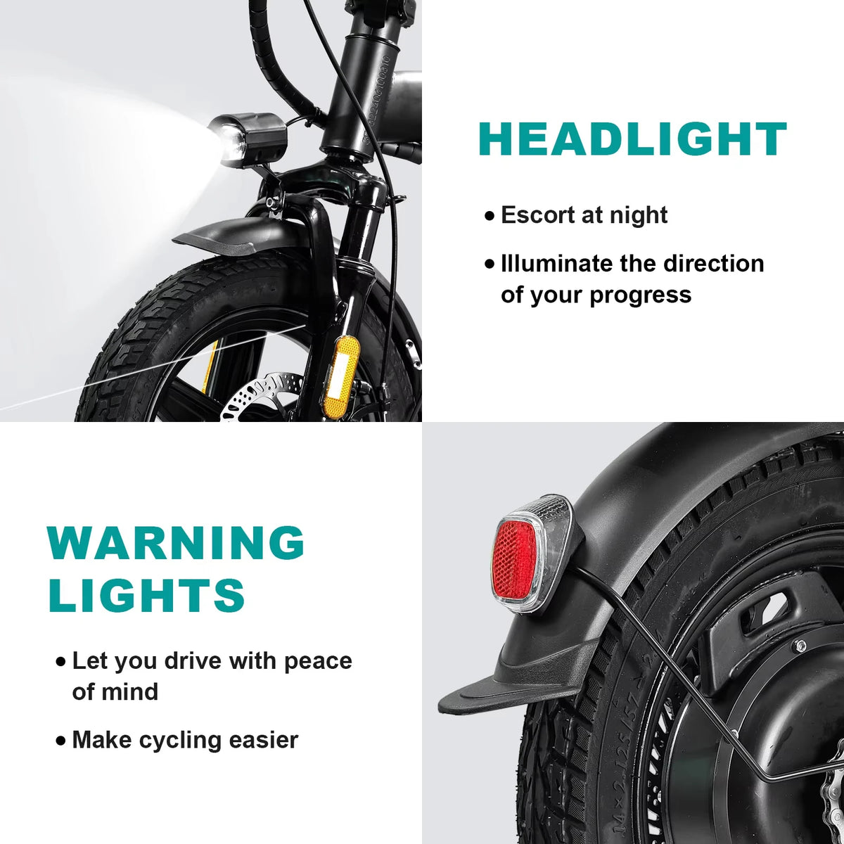 Terrosor Folding Electric Bike With 48V Motor And Removable Battery