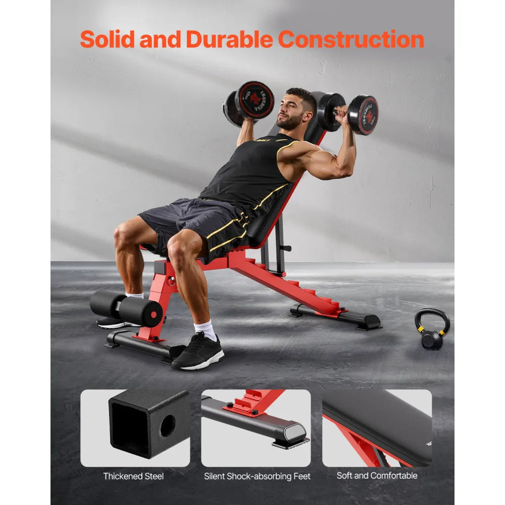 Professional Adjustable Foldable Weight Bench For Home Gym Training