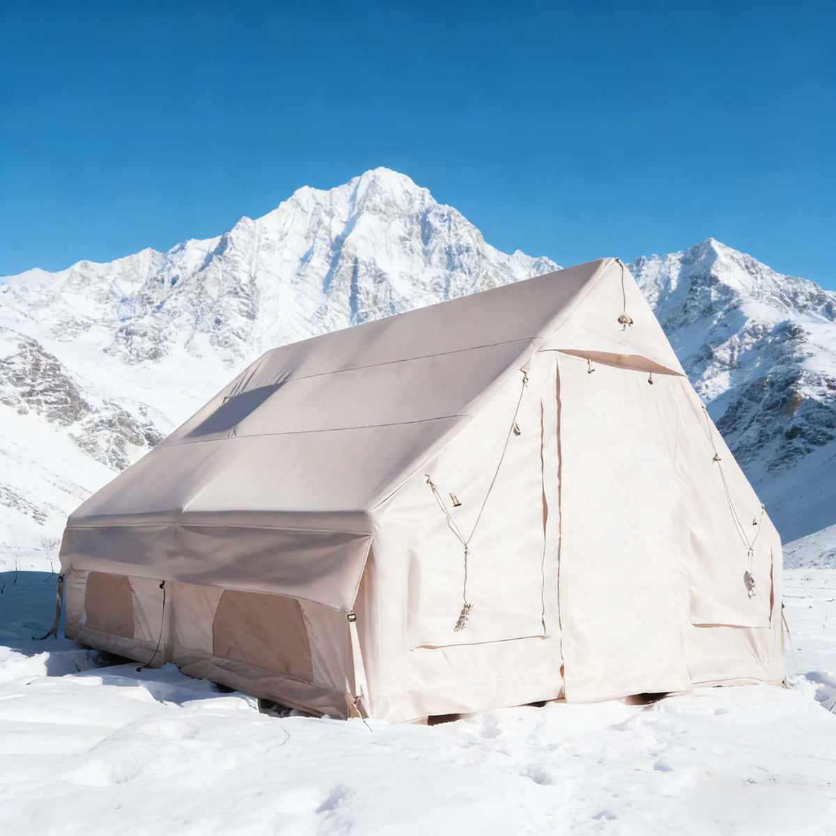 Pakicetus Inflatable Camping Tent With Skylight Quick Setup Air Pump Included