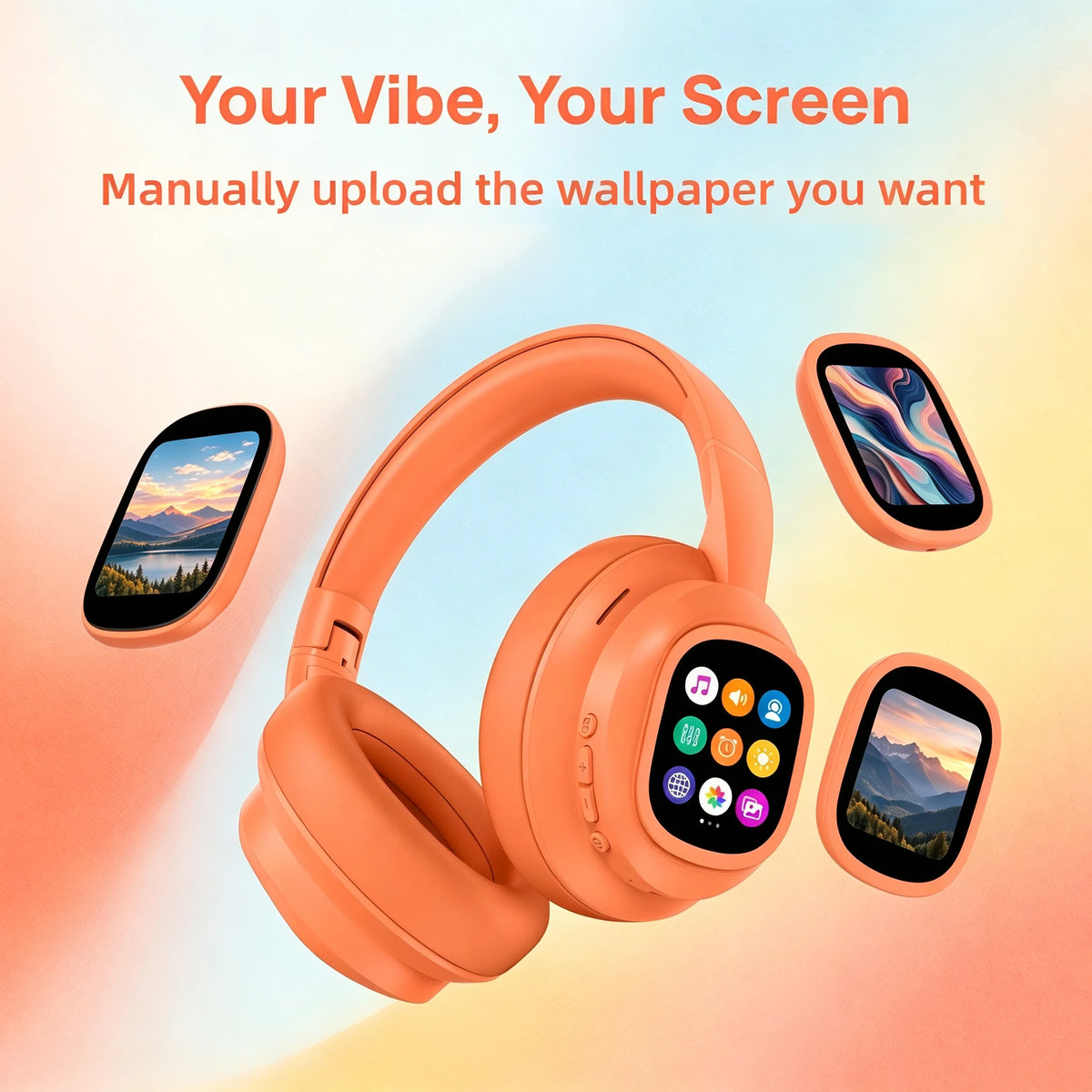 Advanced Bluetooth Over Ear Wireless Headphones With Precise Noise Canceling