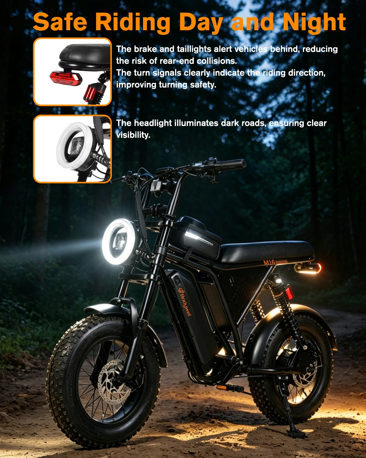 Bodywel M16PRO Full Suspension Fat Tire Electric Bike