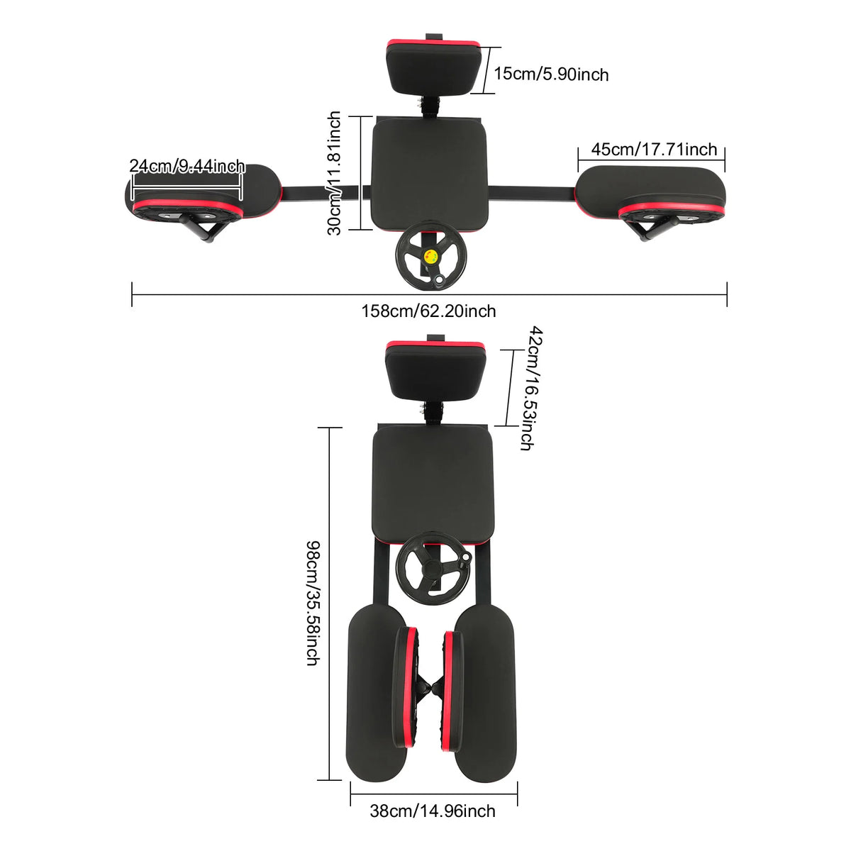 Adjustable 180 Degree Leg Stretcher And Stretching Training Machine