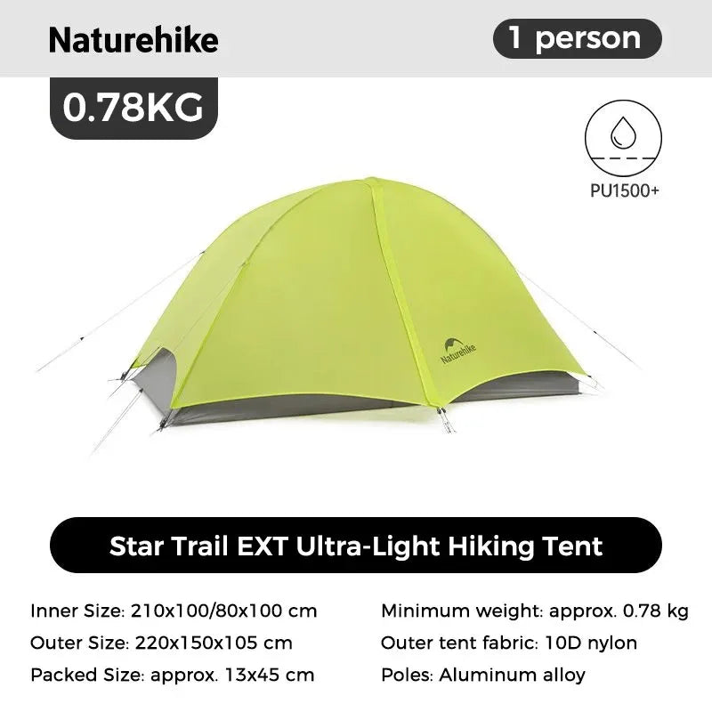 Naturehike Ultralight Double Layer Rainproof Hiking Tent
