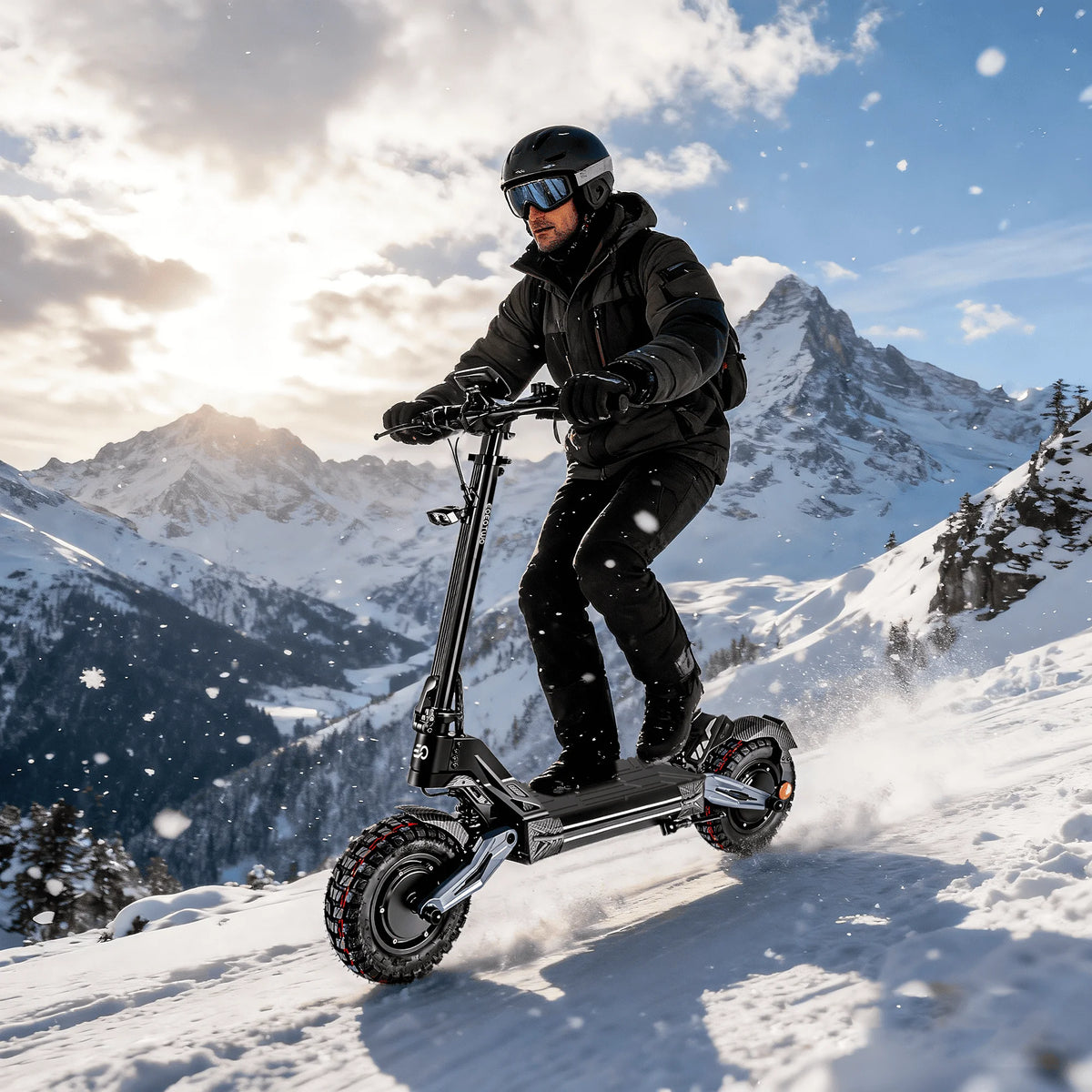 EOEOTWO K2MAX Dual 4000W Motor 45MPH Electric Scooter For Adults