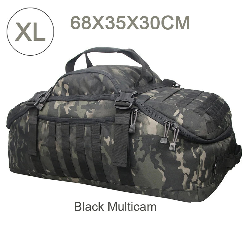 LQARMY Durable Tactical Backpack for Hiking Camping and Travel Adventures