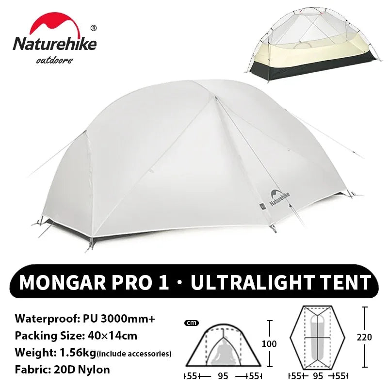 Naturehike Mongar Pro Double Layer Waterproof Camping Tent