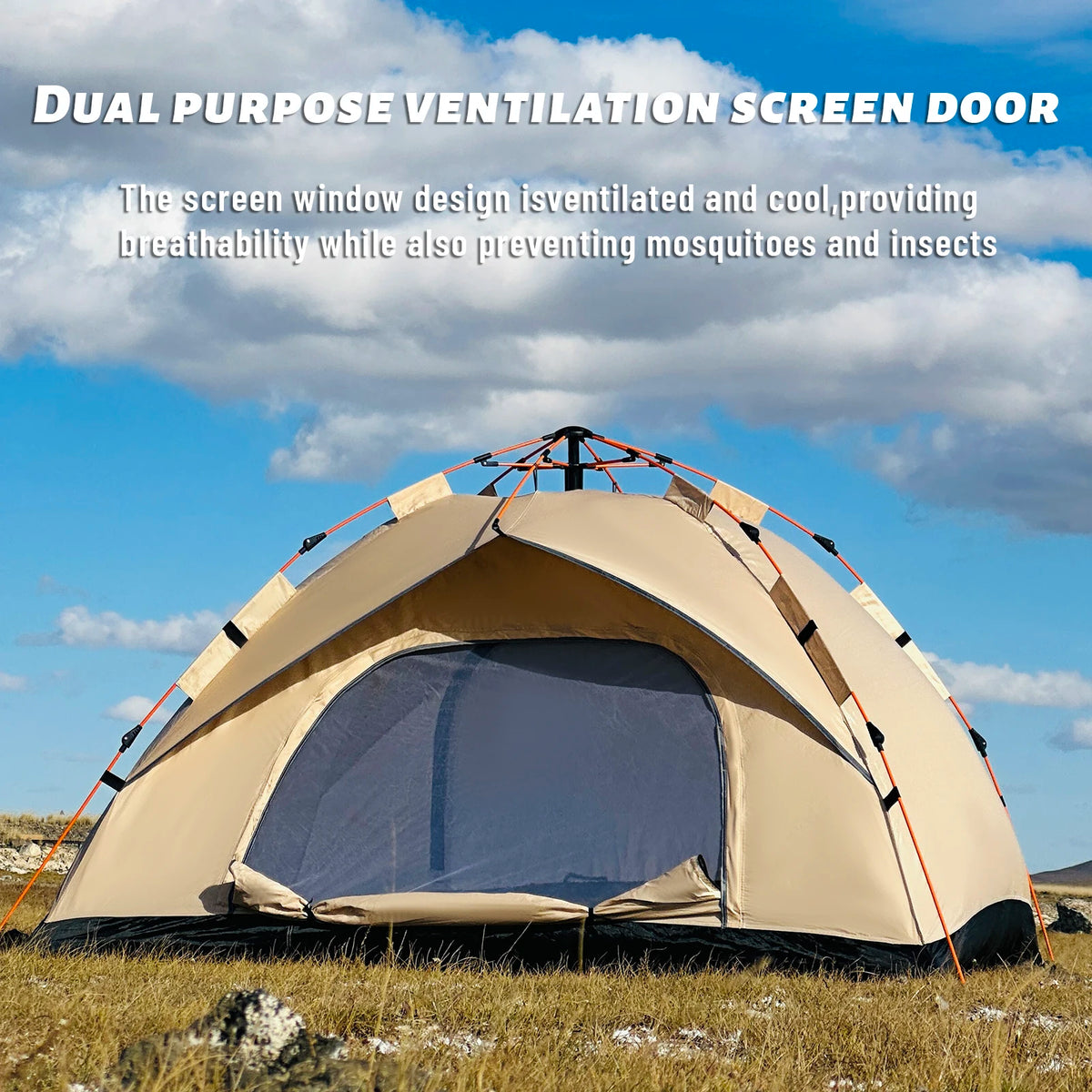 Instant Pop Up Camping Tent For Outdoor Adventures And Travel