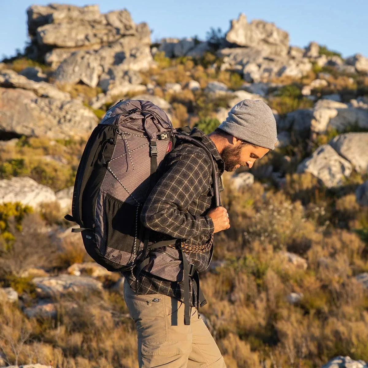 Naturehike Rock Outdoor Backpack With Rain Cover For Camping