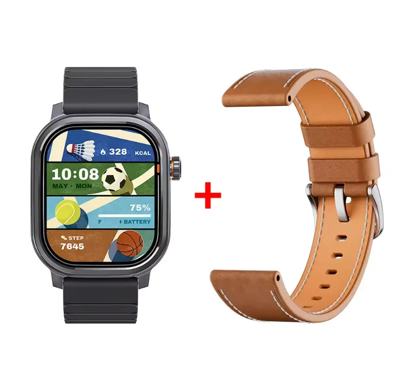 Kospet Pulse Smartwatch Amoled Screen Bluetooth Calling Waterproof Fitness