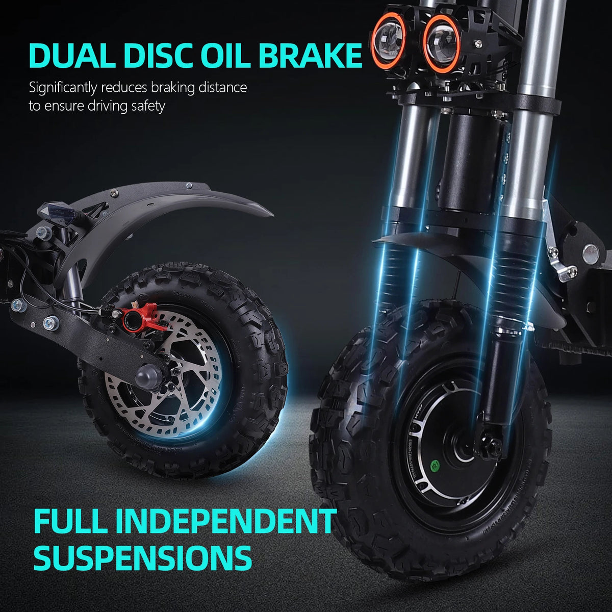 Freeboy J30MAX Dual Motor Adult Foldable Electric Scooter