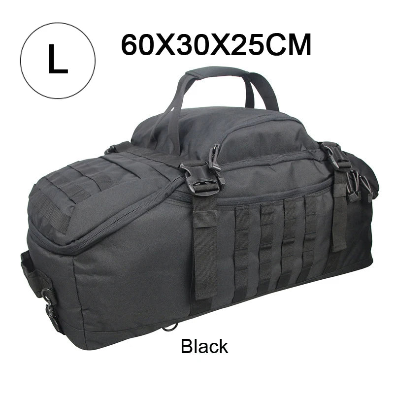LQARMY Durable Tactical Backpack for Hiking Camping and Travel Adventures