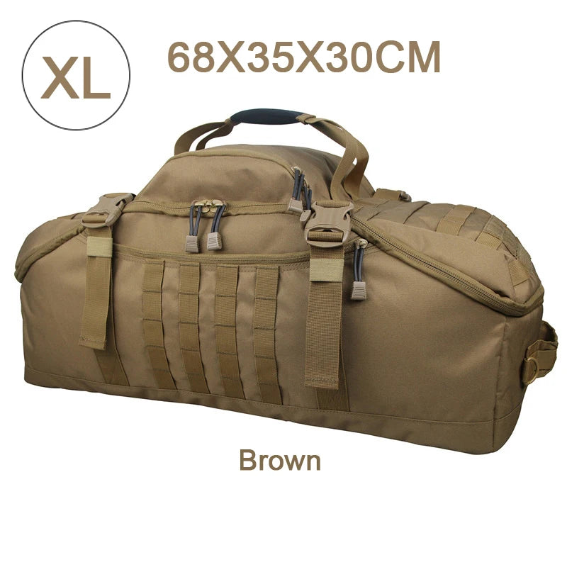 LQARMY Durable Tactical Backpack for Hiking Camping and Travel Adventures