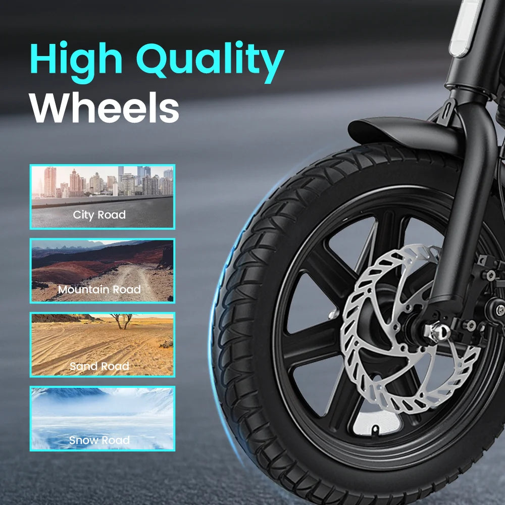 Dyu D3F Adult Folding Electric Bike For Urban Commuters