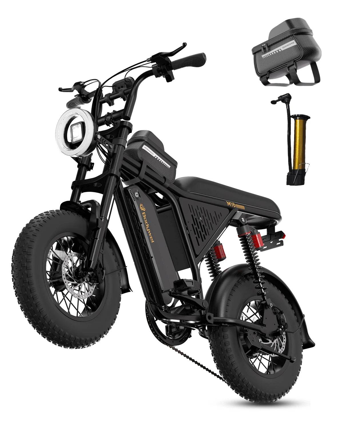 Bodywel M16PRO Full Suspension Fat Tire Electric Bike