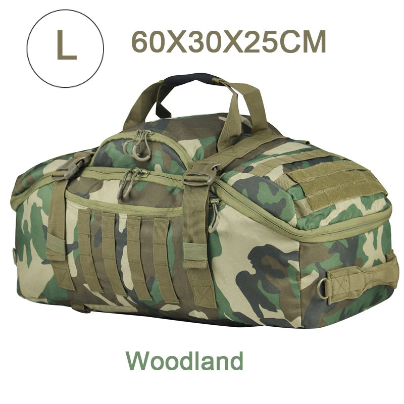 LQARMY Durable Tactical Backpack for Hiking Camping and Travel Adventures