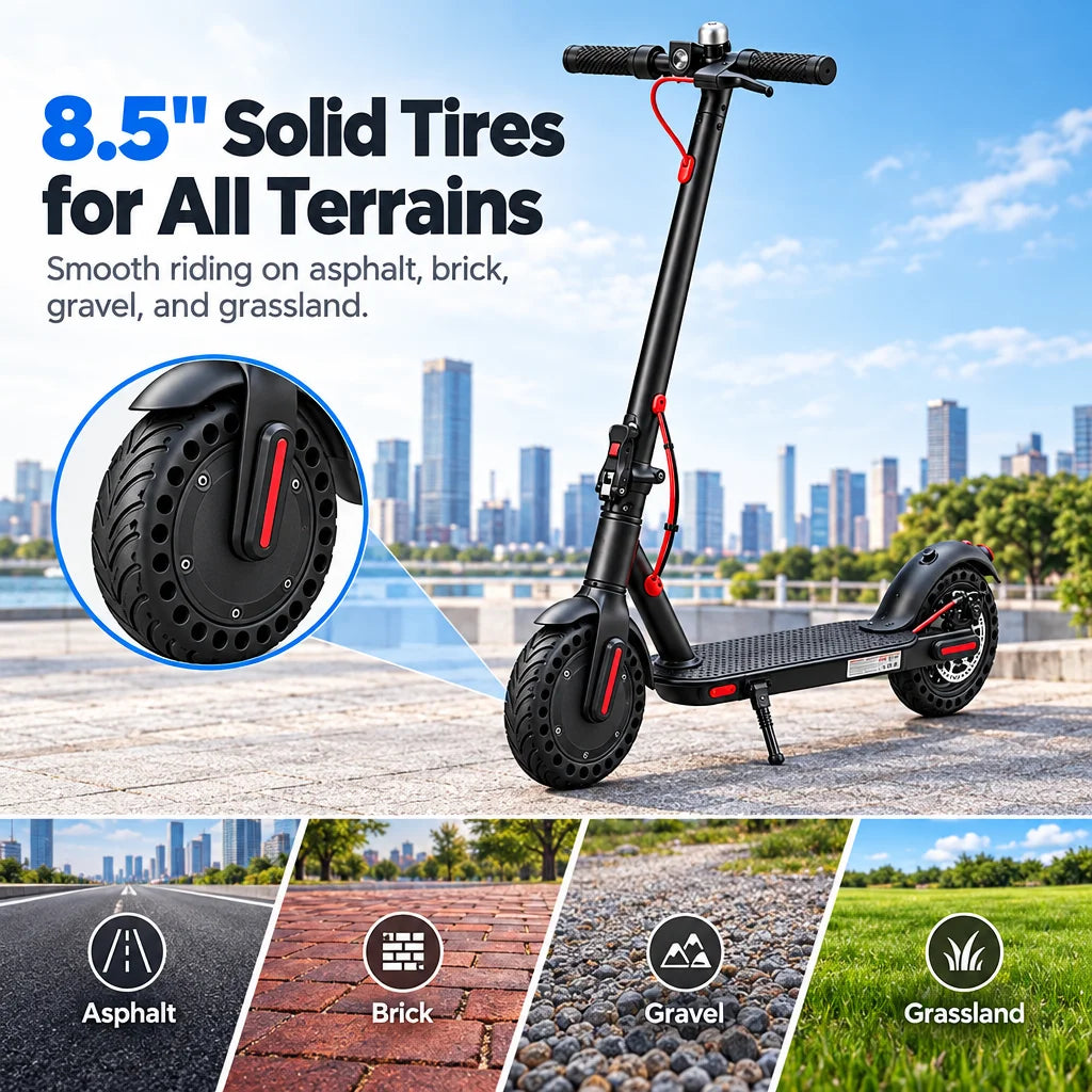 350W Foldable Electric Scooter With Enhanced Battery Life