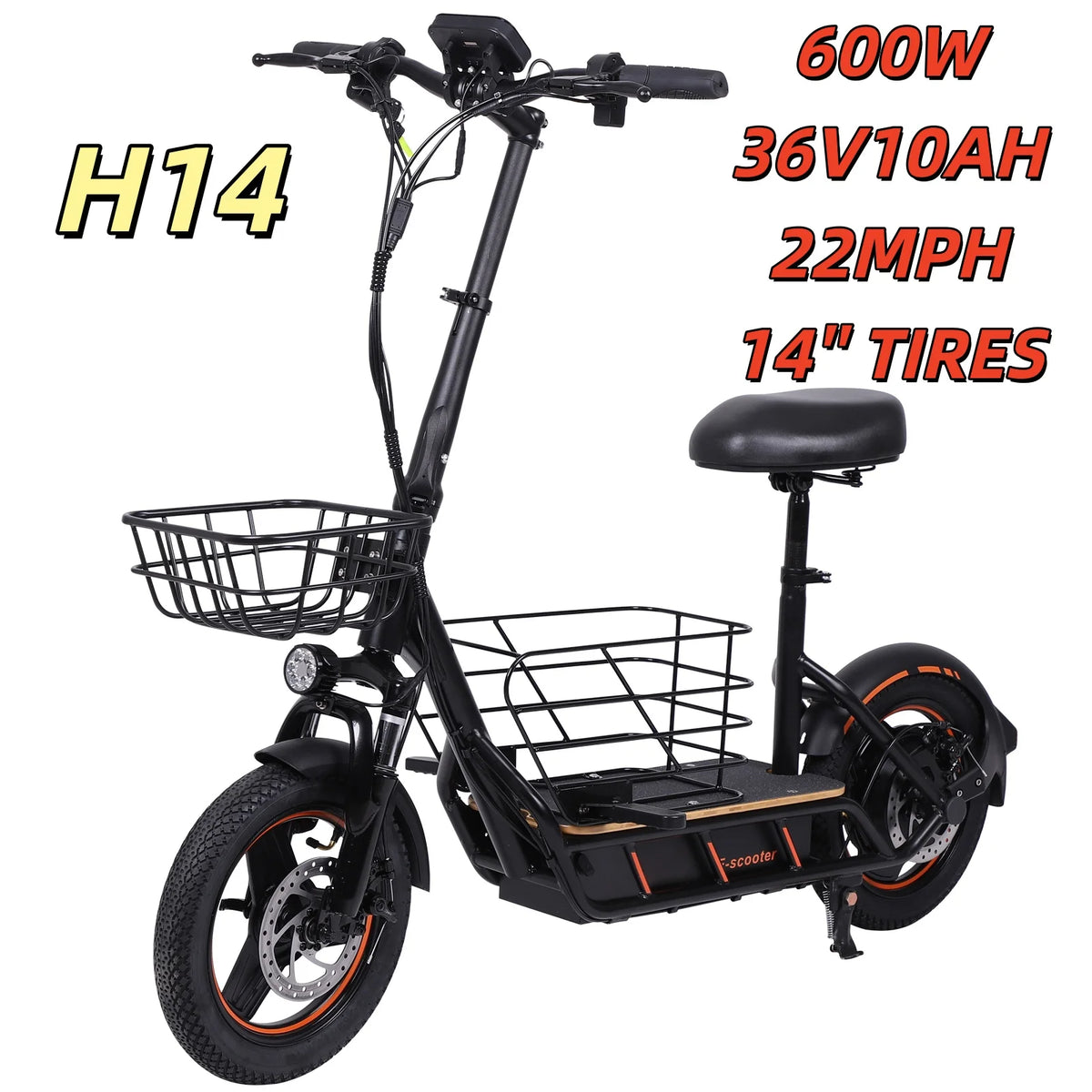 Eoeotwo 1200W Off Road Electric Scooter 48V 30MPH Foldable Option