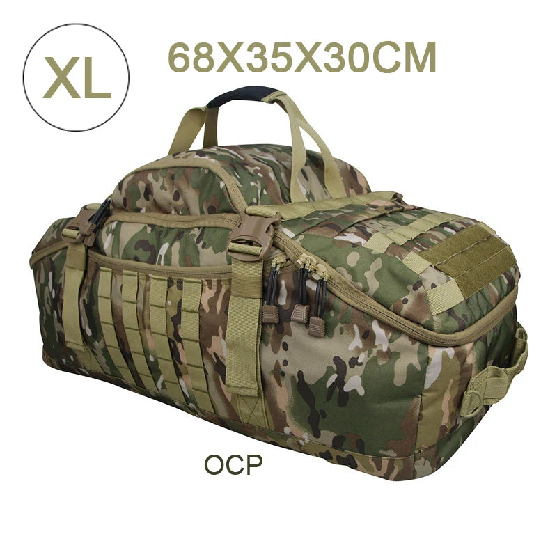 LQARMY Durable Tactical Backpack for Hiking Camping and Travel Adventures