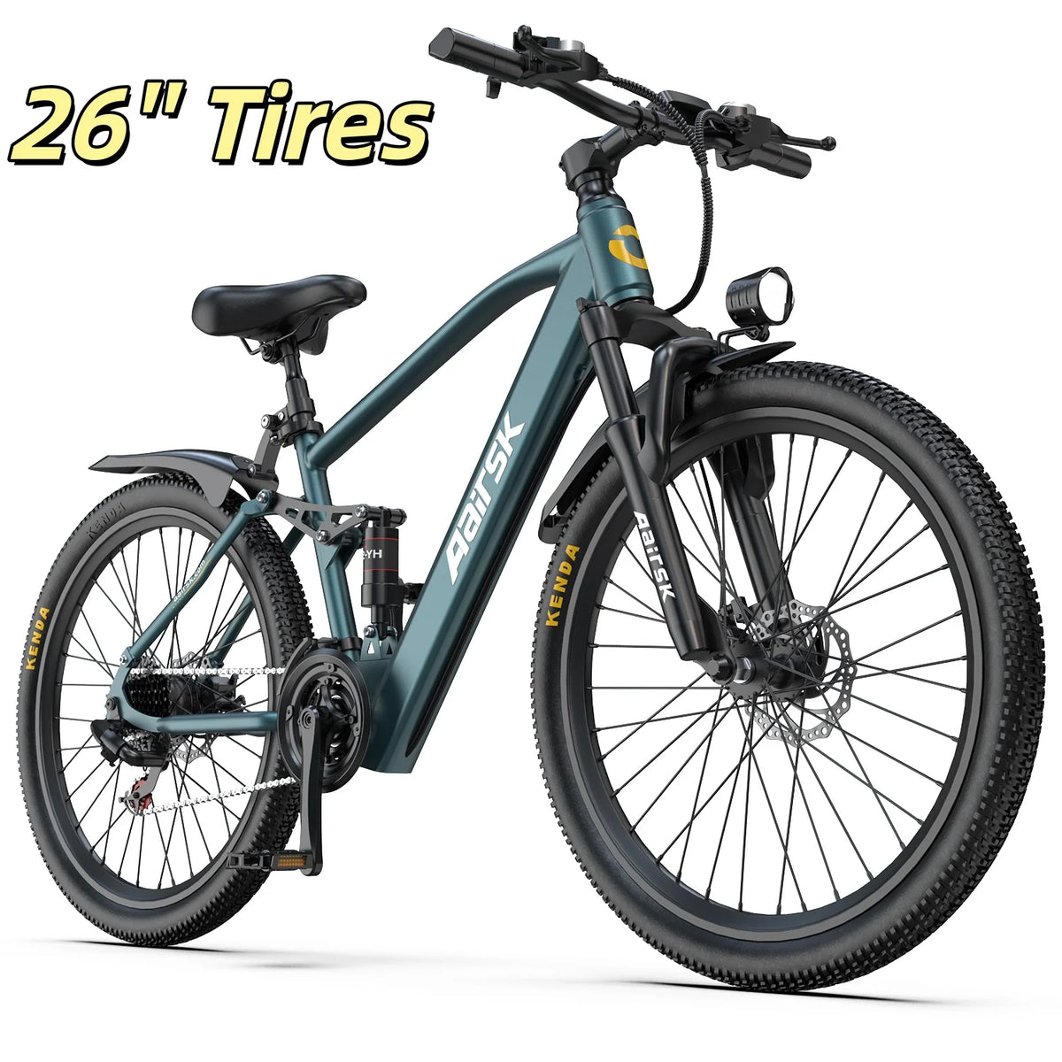 Electric Mountain Bike With 36V Battery And Full Suspension