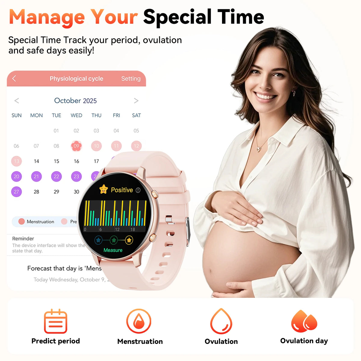 Advanced Bluetooth Smart Watch With Fitness And Health Tracking