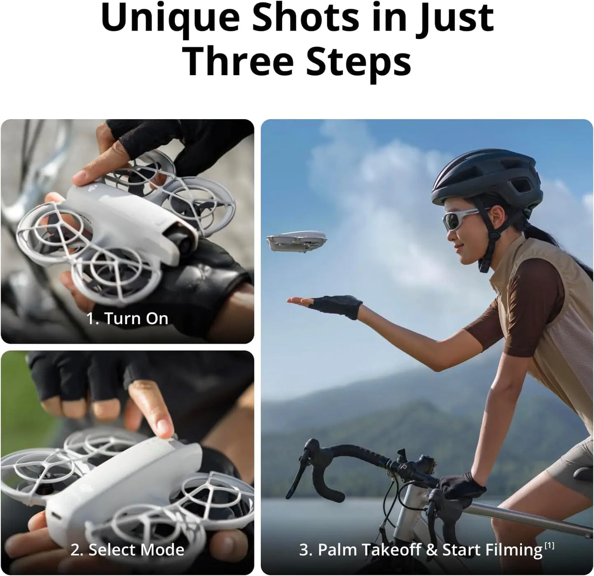 DJI Neo Mini Drone With 4K Camera Palm Takeoff System