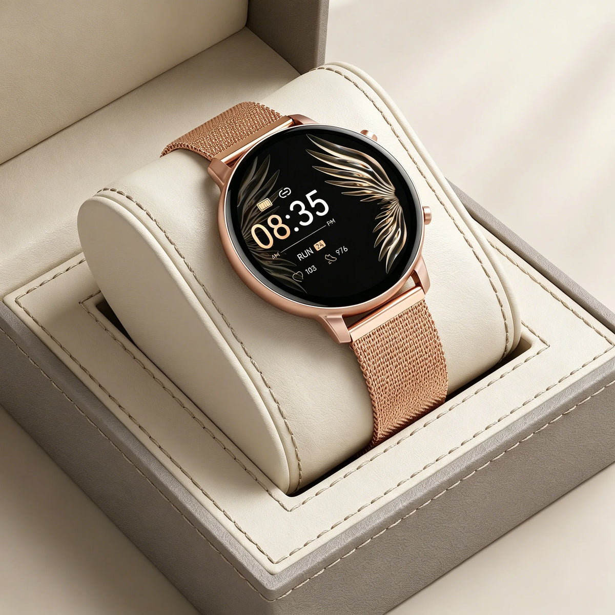 Women Bluetooth Call Smart Watch IP67 Waterproof Fitness Tracker