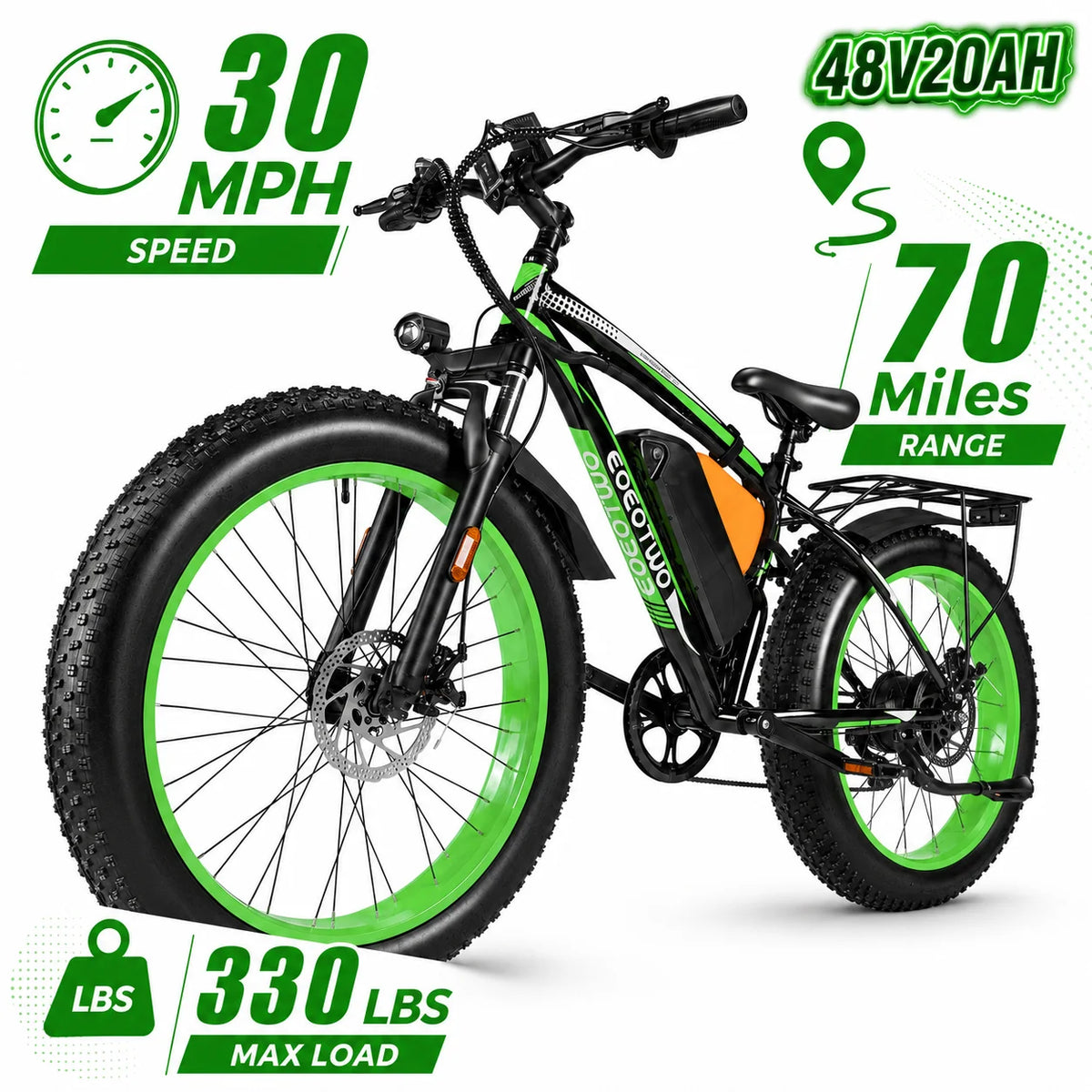 Adult Electric Fat Tire Ebike Featuring Strong Motor And Battery