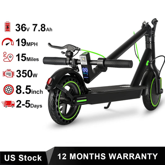 DXH Folding Electric Scooter With Dual Suspension And App Control