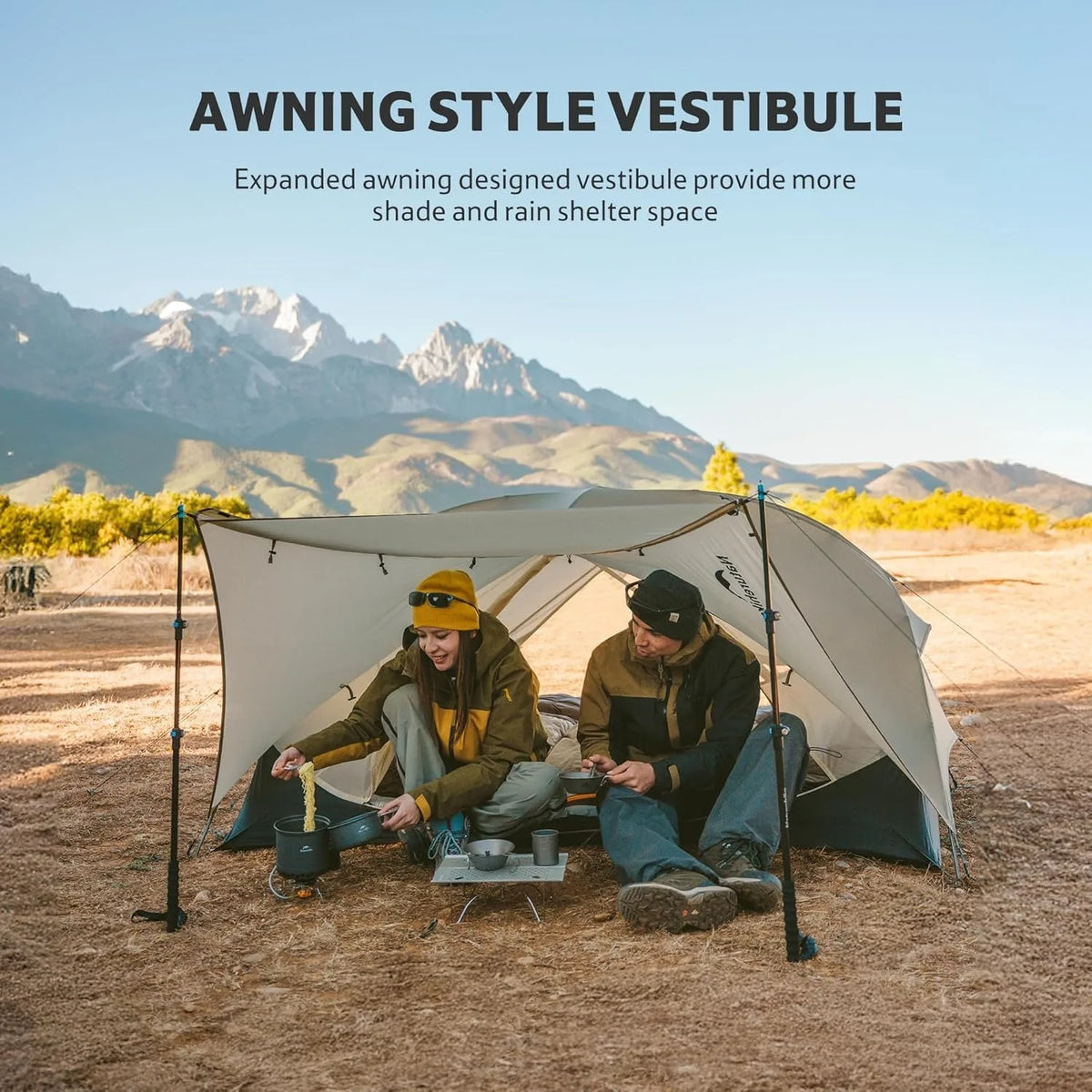 Naturehike Mongar UL Ultralight Backpacking Tent Waterproof 15D Nylon