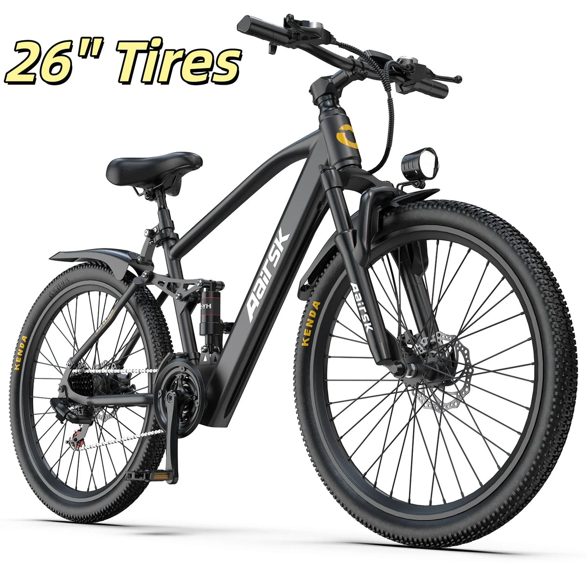 Electric Mountain Bike With 36V Battery And Full Suspension