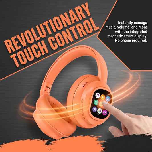 Advanced Bluetooth Over Ear Wireless Headphones With Precise Noise Canceling