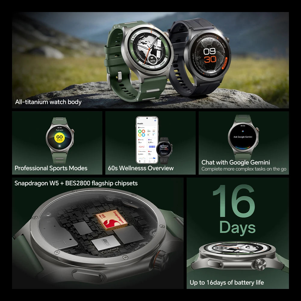 OnePlus Watch 4 Smartwatch Fitness Tracker Heart Rate Monitor