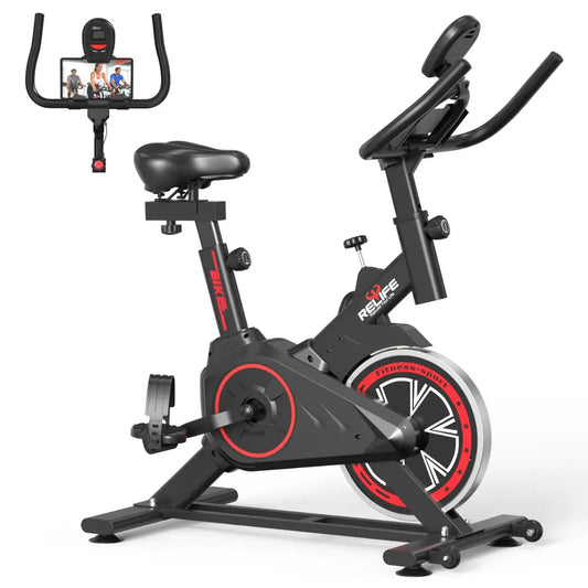 Relife Indoor Cycling Exercise Bike With Adjustable Resistance