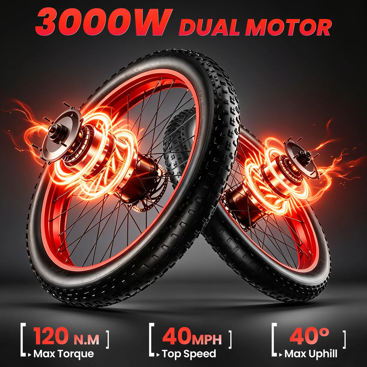 EOEOTWO Electric Fat Tire Mountain Bicycle Featuring Premium Design
