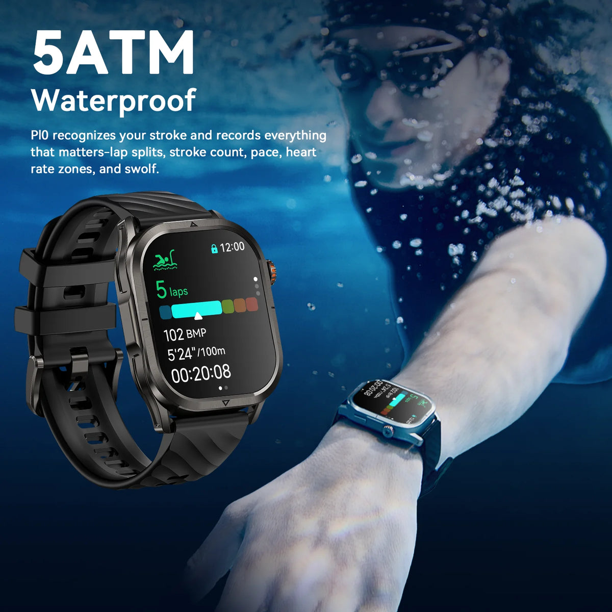 Kospet Magic P10 GPS Smartwatch Featuring AMOLED Display And Waterproof