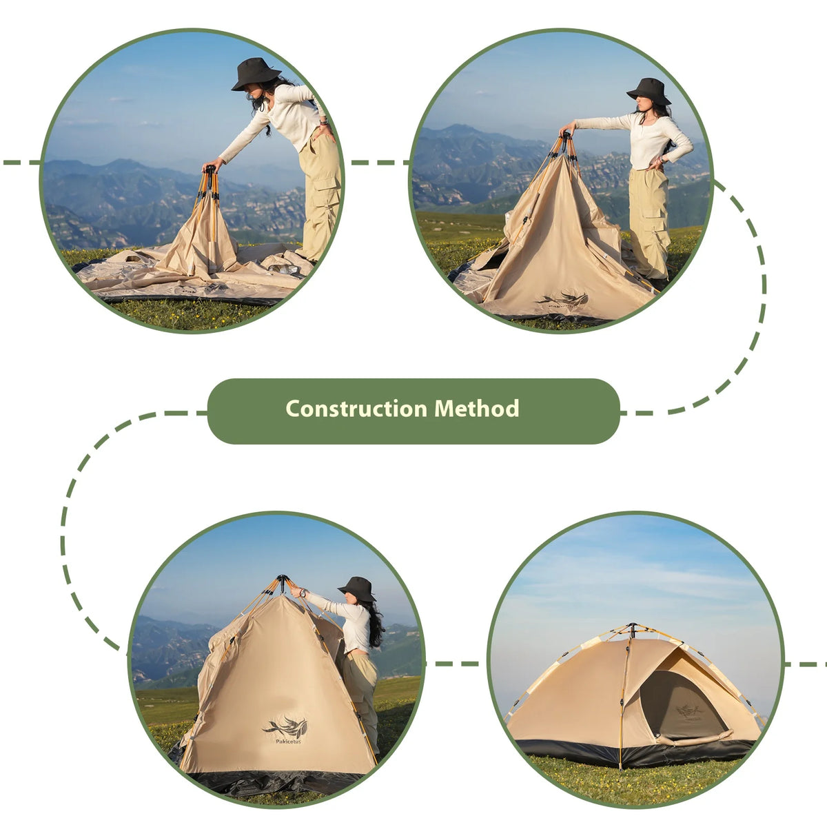 Instant Pop Up Camping Tent For Outdoor Adventures And Travel