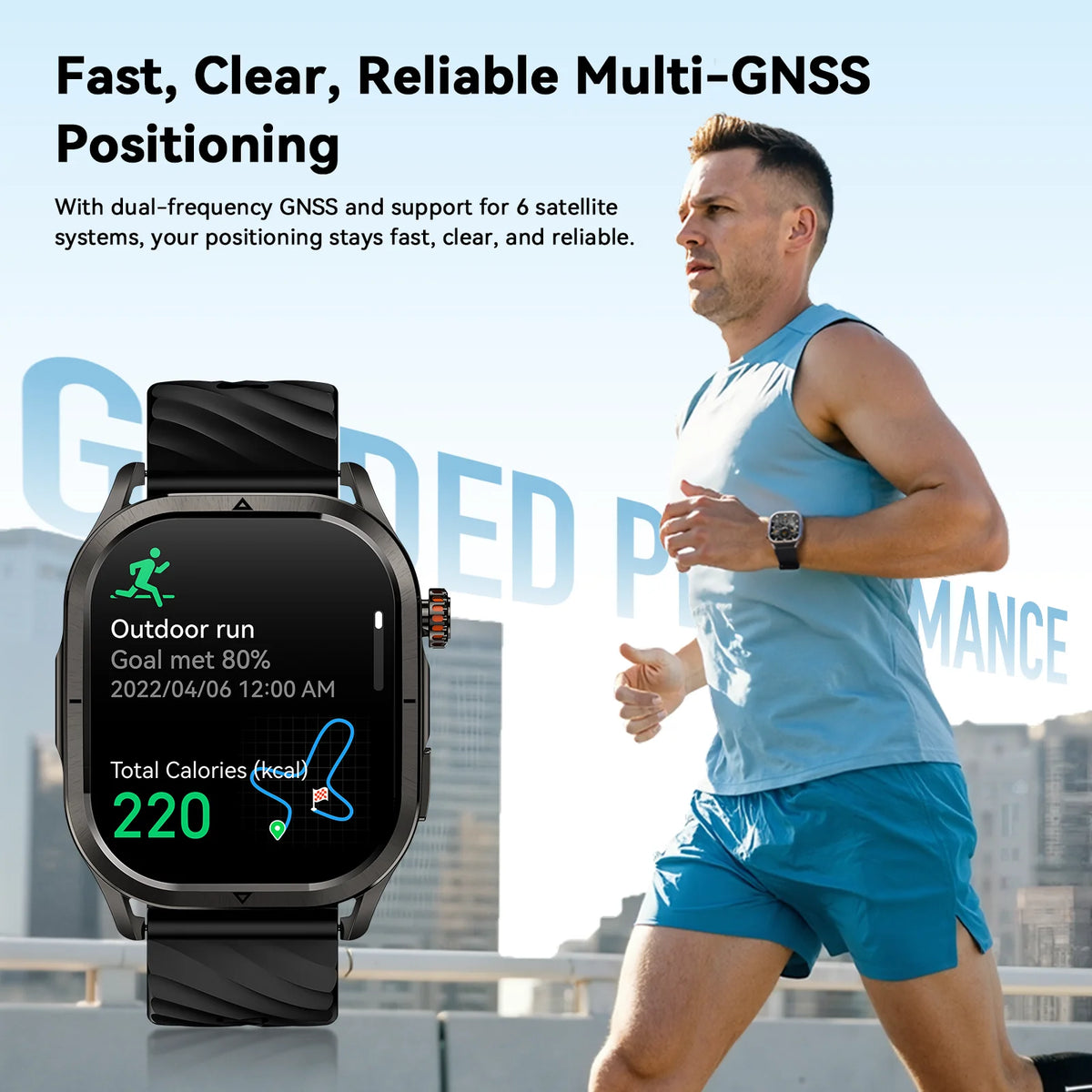 Kospet Magic P10 GPS Smartwatch Featuring AMOLED Display And Waterproof