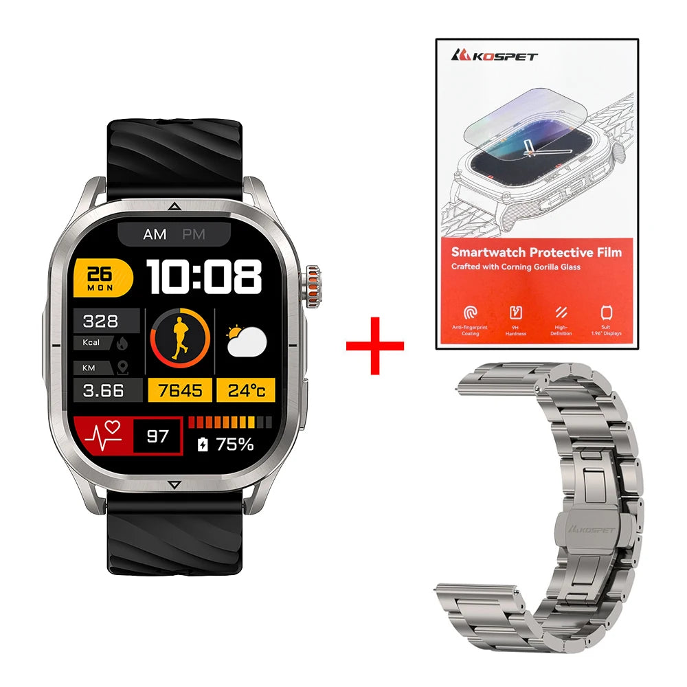 Kospet Magic P10 GPS Smartwatch Featuring AMOLED Display And Waterproof