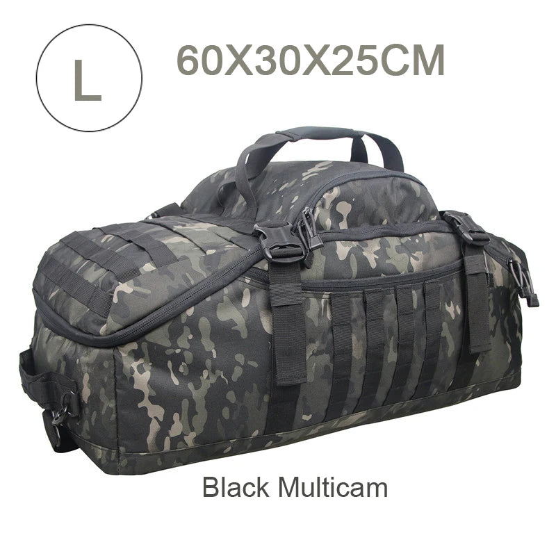 LQARMY Durable Tactical Backpack for Hiking Camping and Travel Adventures